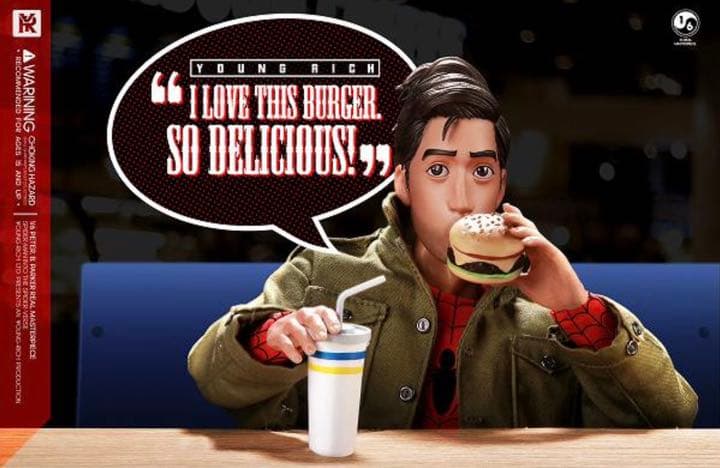 young rich toys ピーターパーカー　1/6 ホットトイズ