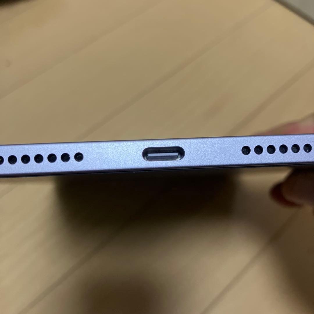 iPad mini パープル ブラックカバー付き