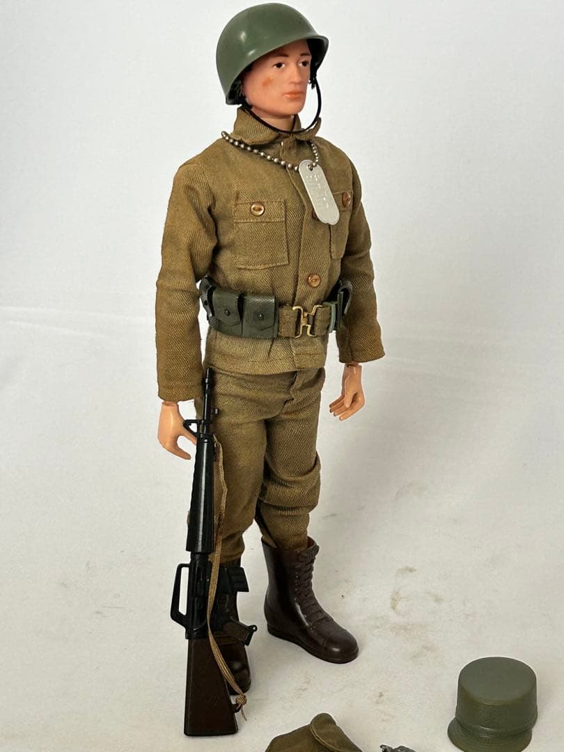 ビンテージGIジョー　1964 アクションソルジャーセット②元箱付き　ハスブロ