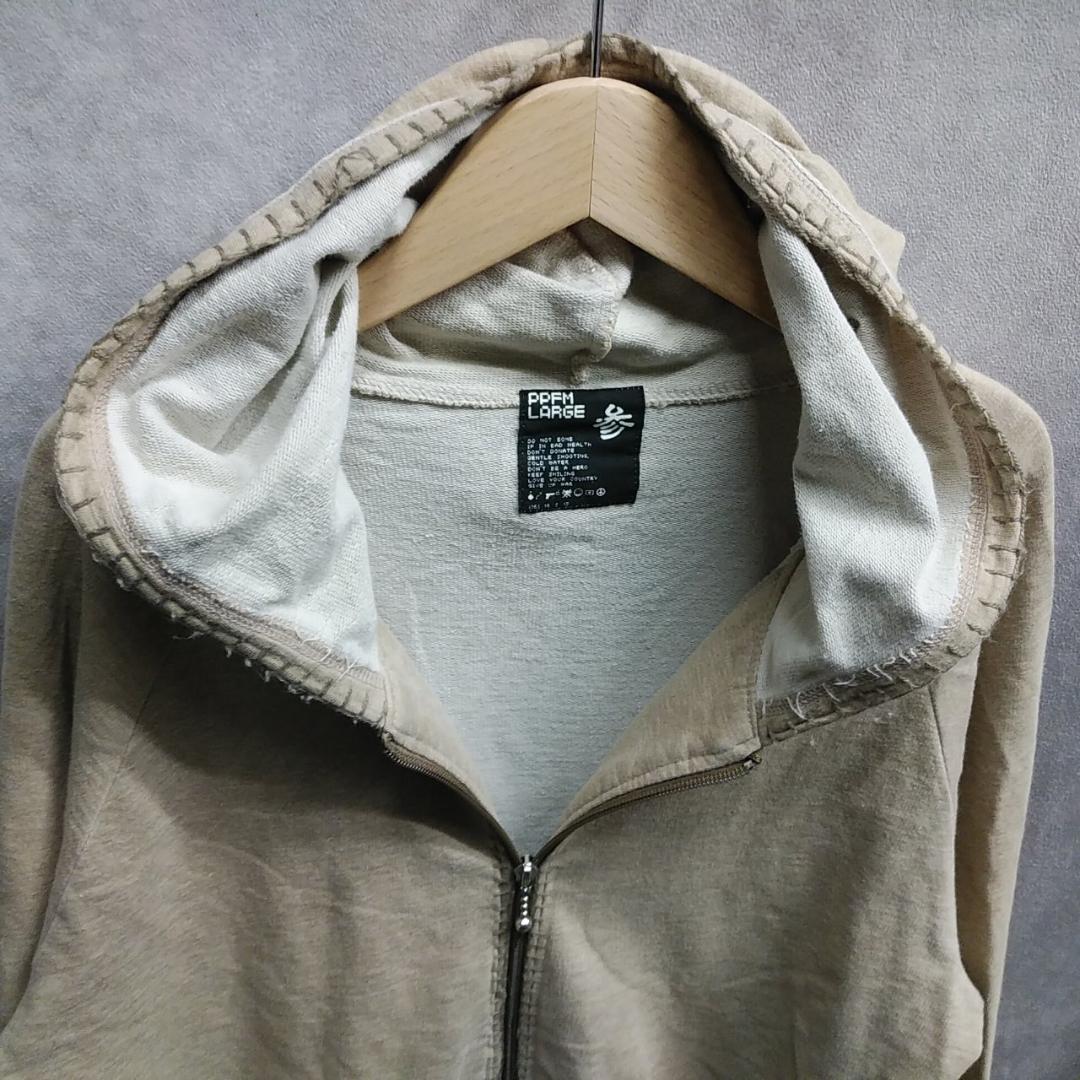 y2k　PPFM　ジップアップパーカー　archive　00s　60114