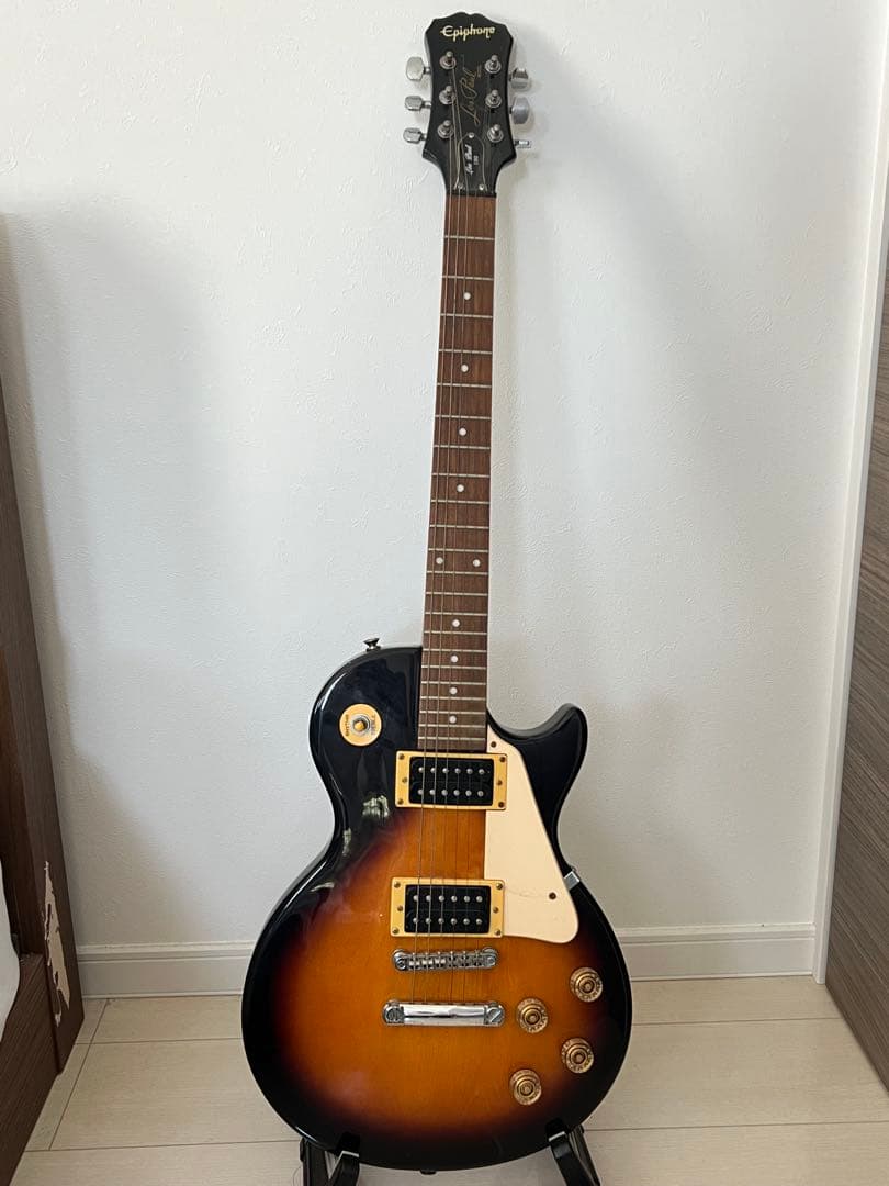 お*ん様 エピフォン　Epiphone　レスポールタイプ　エレキギター　ケース付