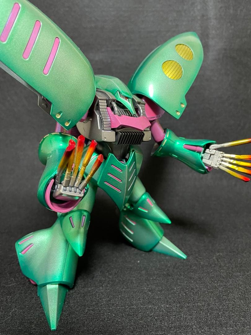 HG 1/144 キュベレイ キャンディー塗装 完成品 全塗装 エアブラシ