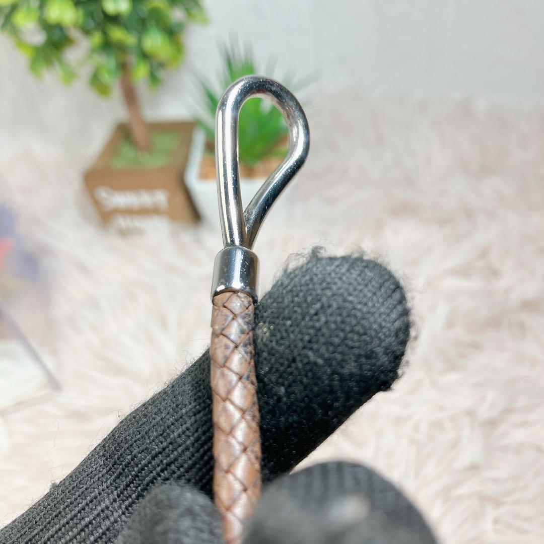 超美品 エルメス ジャンボ ブレスレット シルバー チョーカー ダブル 編み込み