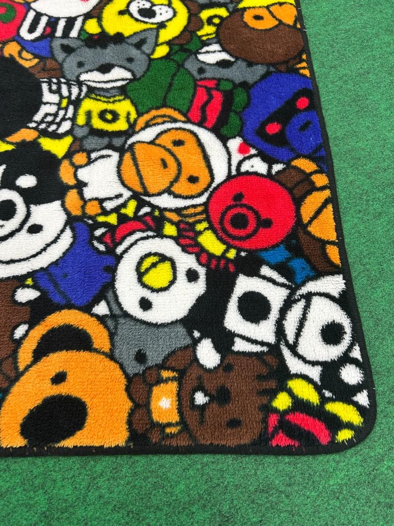 A BATHING APE マット バスマット 玄関マット ラグ オールサファリ