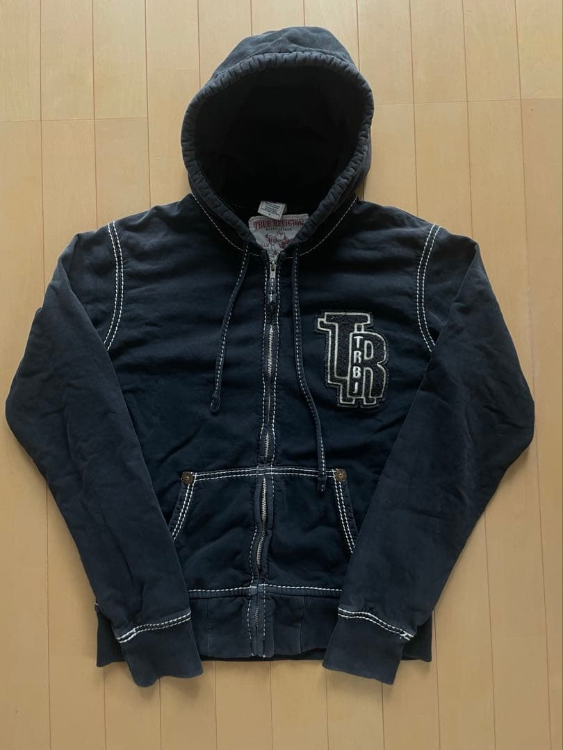 True Religion Hoodie パーカー M ブラック
