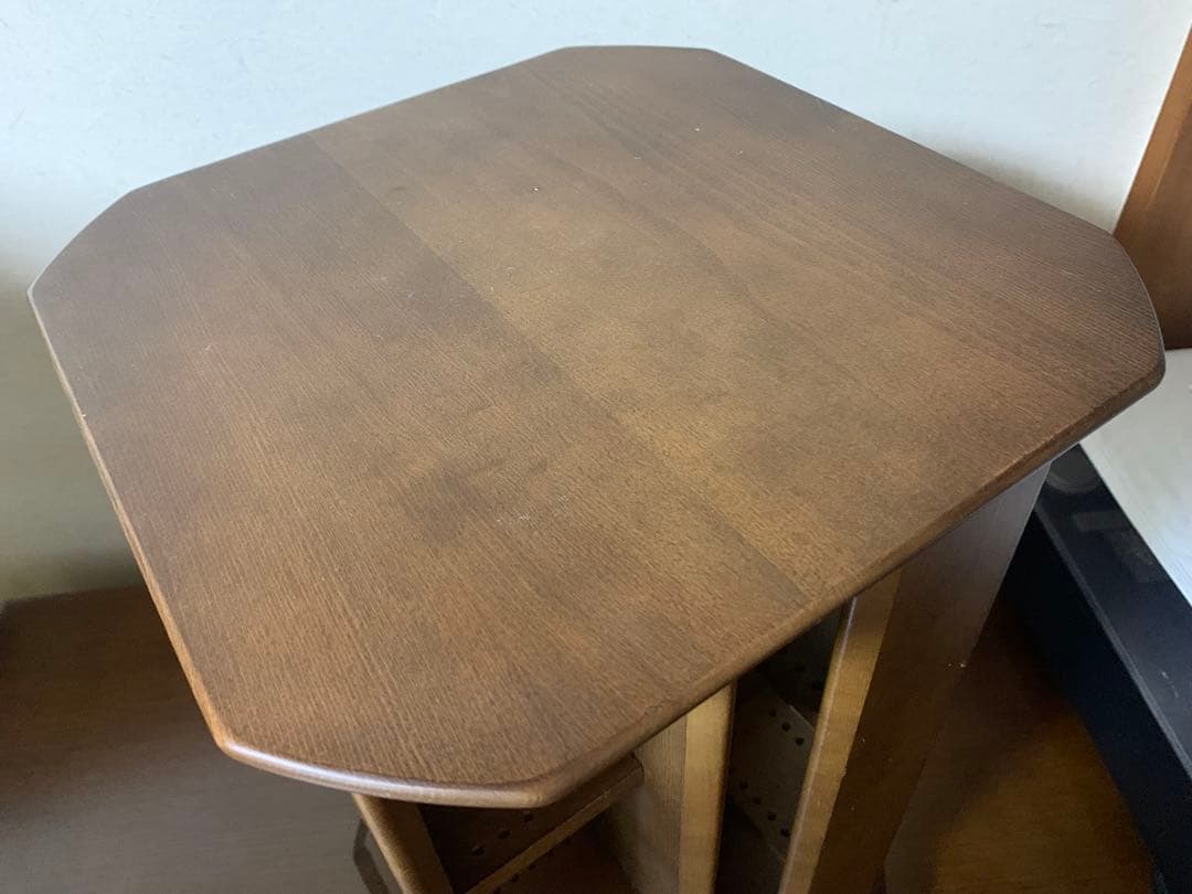 カリモク karimoku 収納ラック 回転式 CD DVD