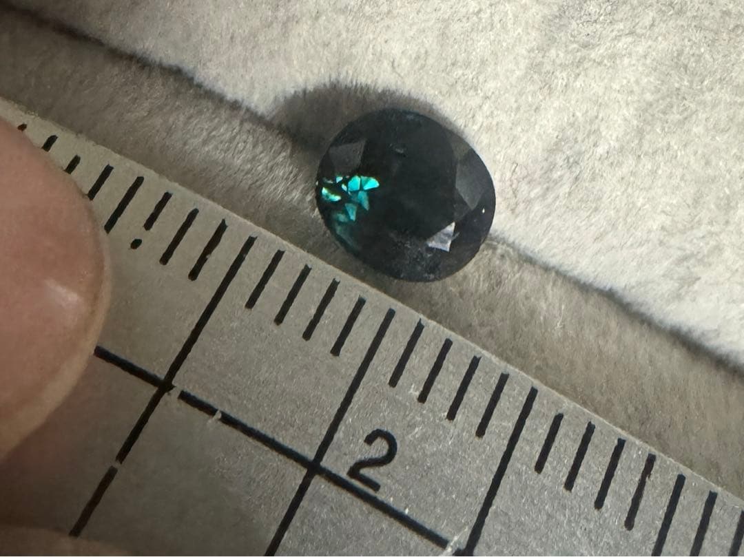 天然ブルーグリーンサファイア 1.003ct