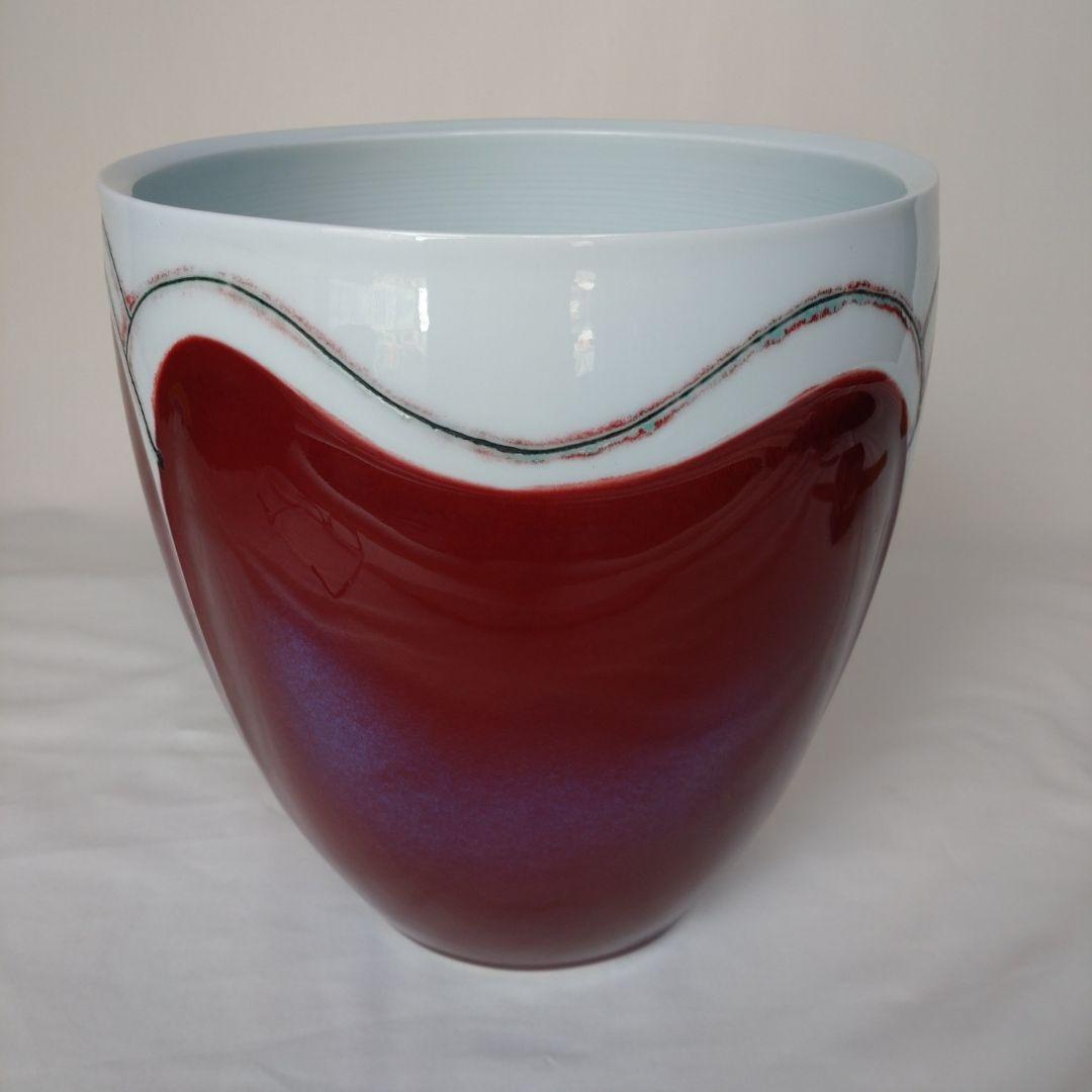 花器　花瓶　有田焼　馬場真一郎