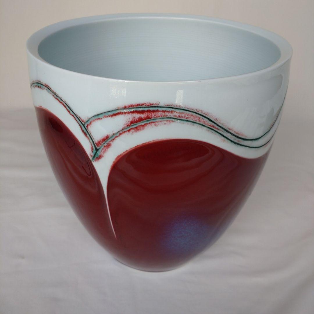 花器　花瓶　有田焼　馬場真一郎