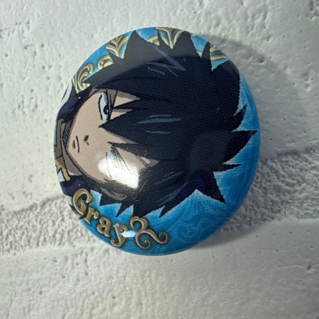 フェアリーテイル　缶バッジコレクション　グレイ