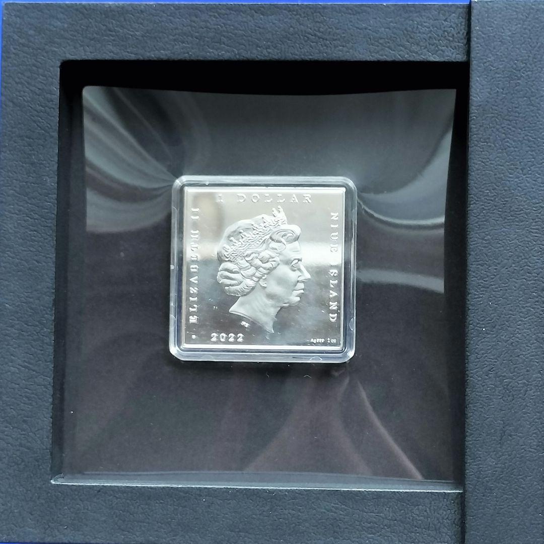 ゴッホ1ドル銀貨（ニウエ）ゴッホの寝室（世界絵画至宝シリーズ）