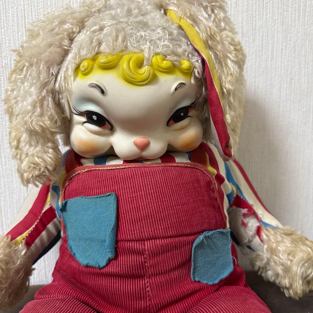 ラシュトン　うさぎ　バニー　ラバーフェイス　ビンテージ