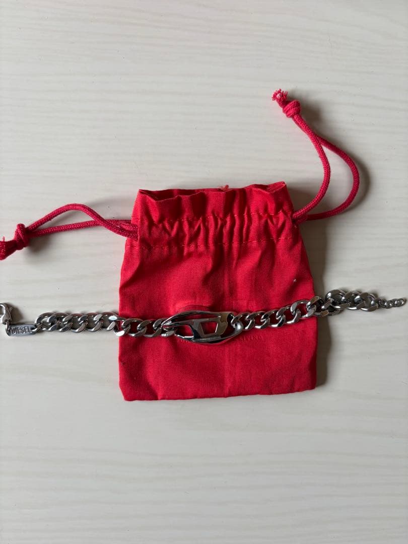 DIESEL チェーンブレスレット ステンレス