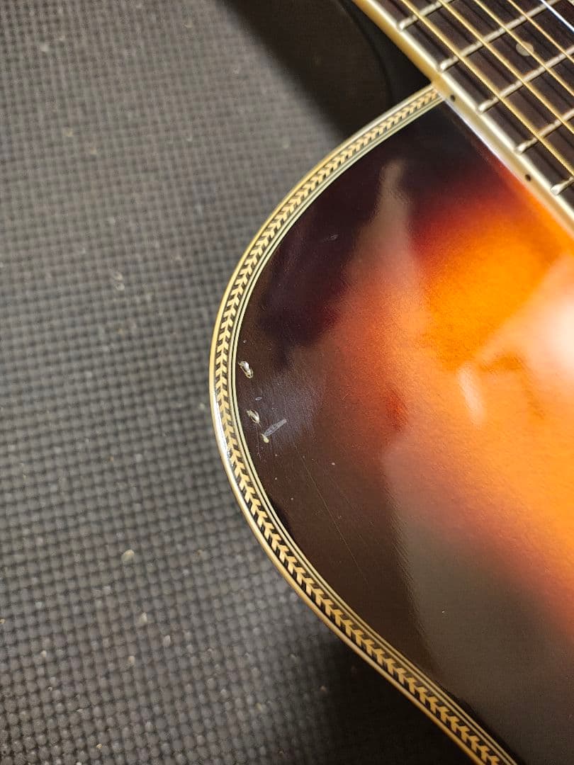 Aria単板トップ ADW-380BS/トーチインレイ