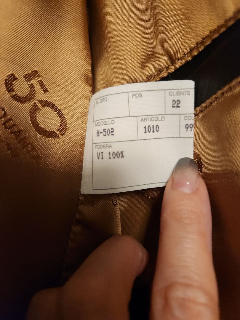 専用極美品 CINQUANTA / スタンドカラー シングルライダースジャケット