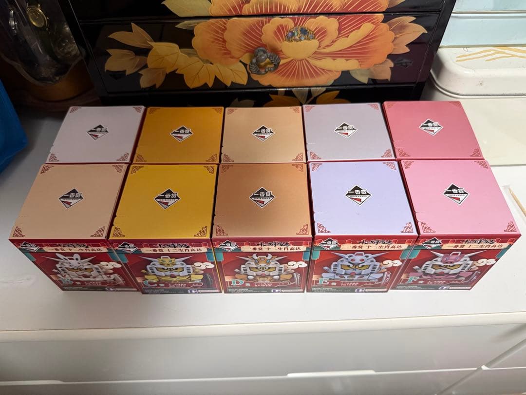 激レア 中国限定一番くじ SDガンダム 十二支ガンダムフィギュア セット全10種