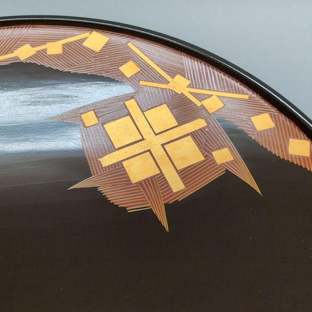 浄法寺絵　菓子盆　神坂祐吉