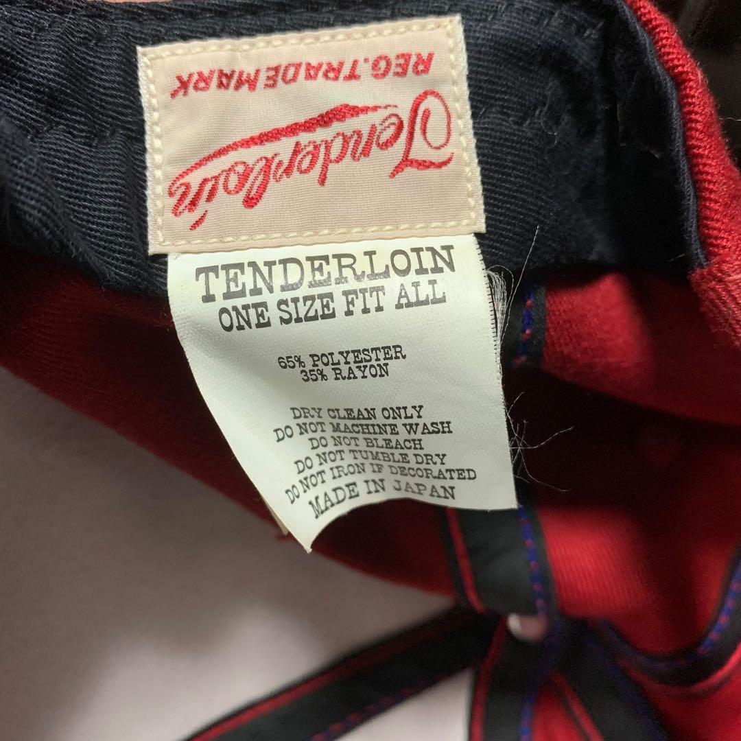 tenderloin テンダーロイン　サークルロゴ　トラッカーキャップ　レッド