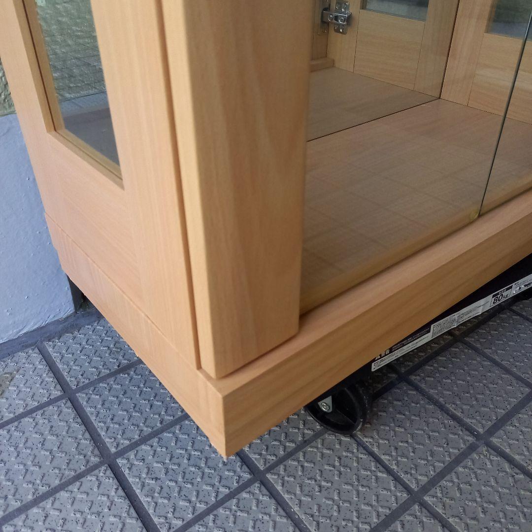 高さ160 幅62 奥行30(cm) コレクションケース 5段 ガラスケース