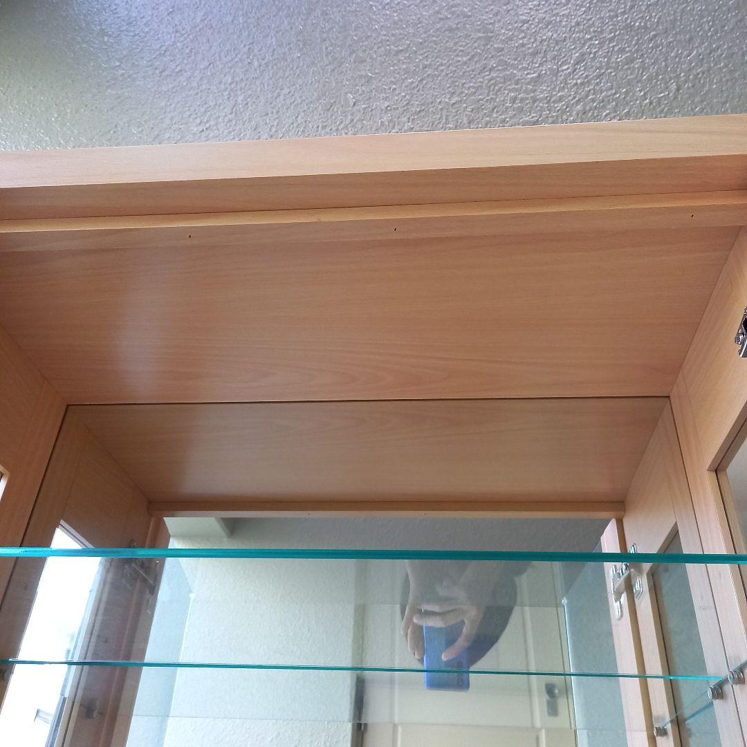 高さ160 幅62 奥行30(cm) コレクションケース 5段 ガラスケース