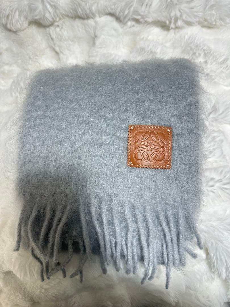 ロエベ スカーフ(モヘア＆ウール)