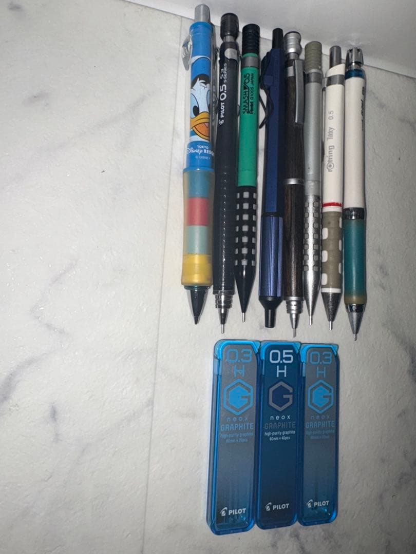 【大特価】高級シャーペン&ボールペン8本＋替芯3ケース