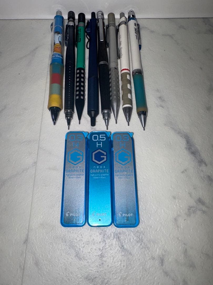 【大特価】高級シャーペン&ボールペン8本＋替芯3ケース