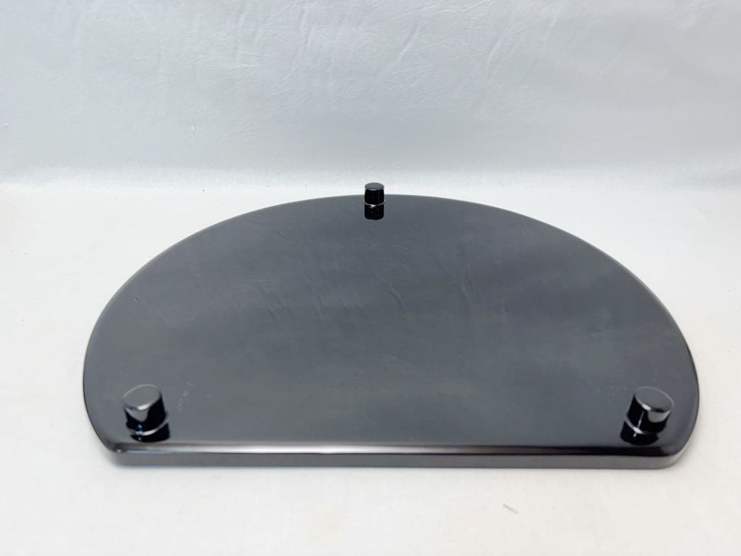 未使用 懐石道具 大家漆器店造 輪島塗卓上膳 5客足付 胴張膳 内朱縁木製黒真塗