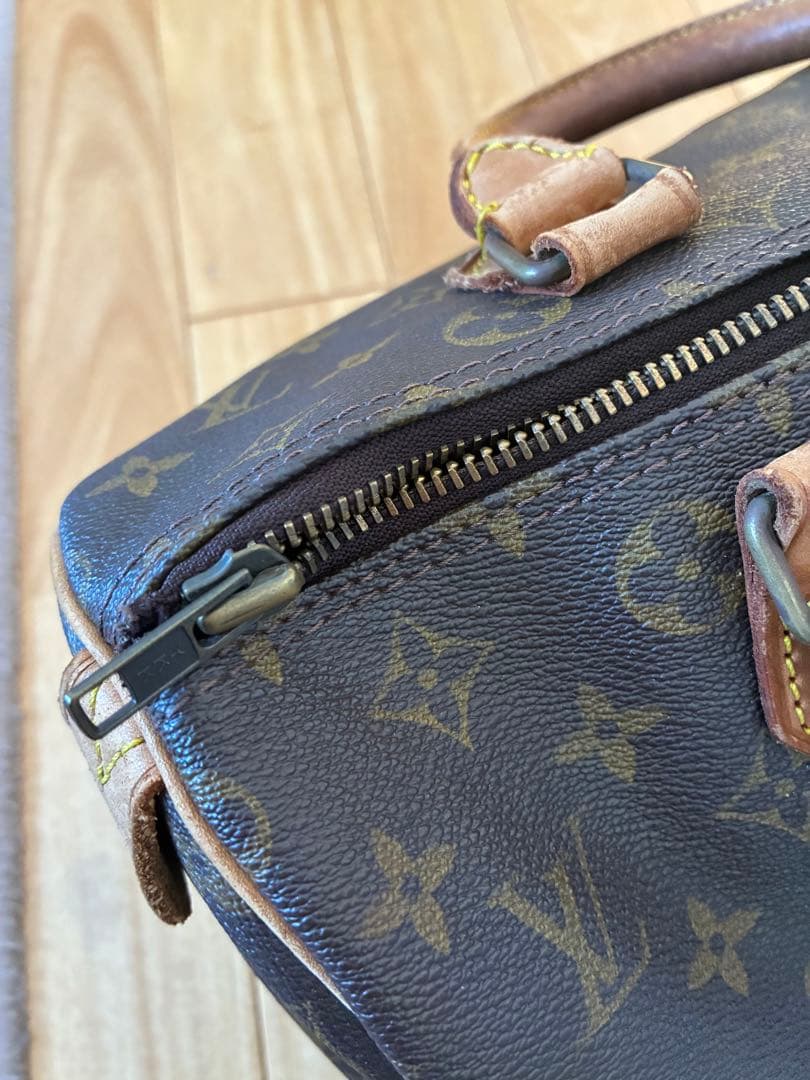 訳あり Louis Vuitton ダークブラウン ハンドバッグ