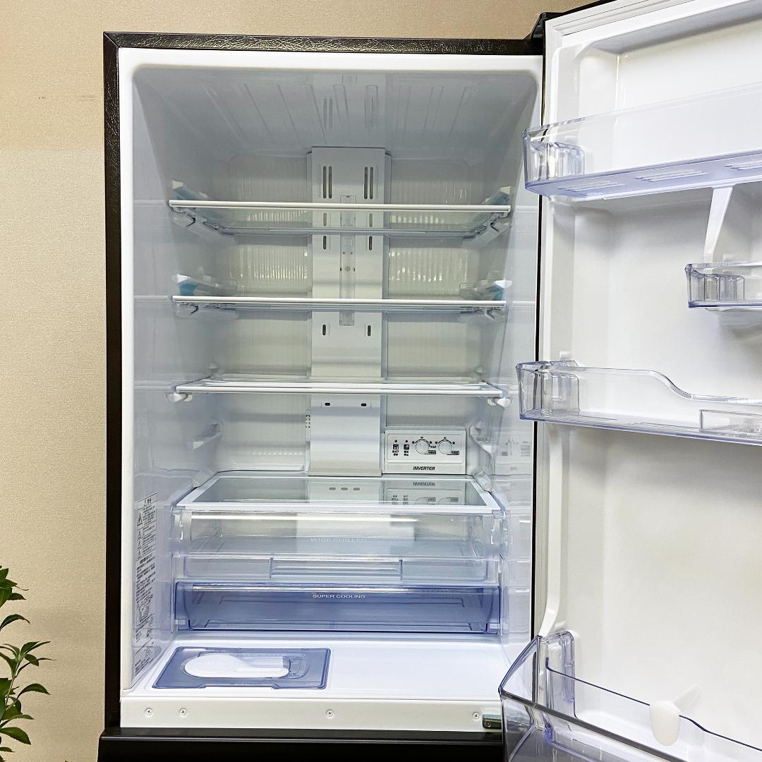 未使用 2022年製 三菱 冷蔵庫 MR-CX37G-BR