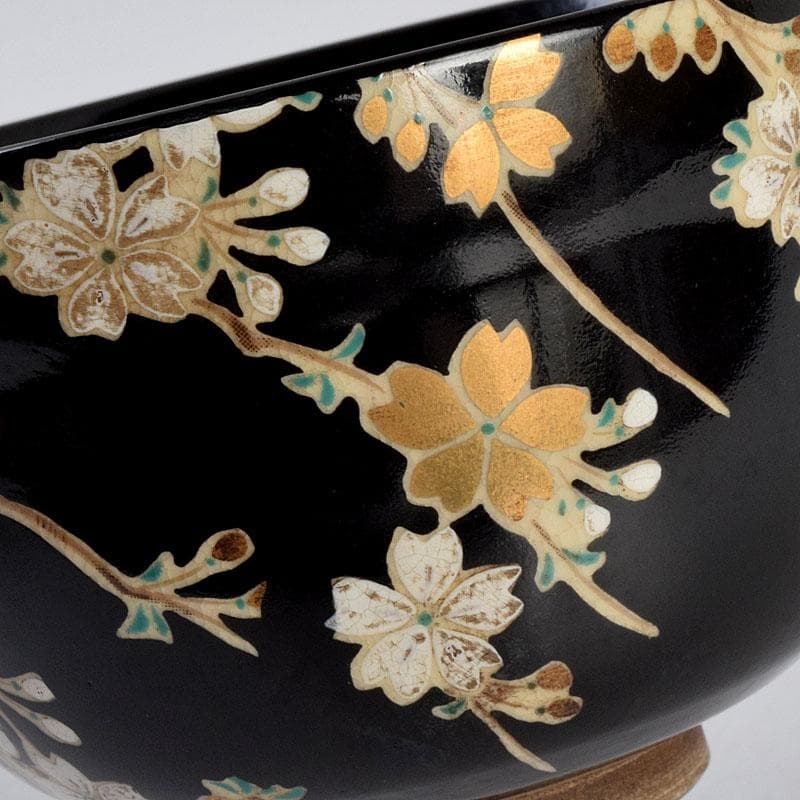 茶道具　尾形乾山作　山梅　紫陽花　茶碗　一双　共箱　V　9162