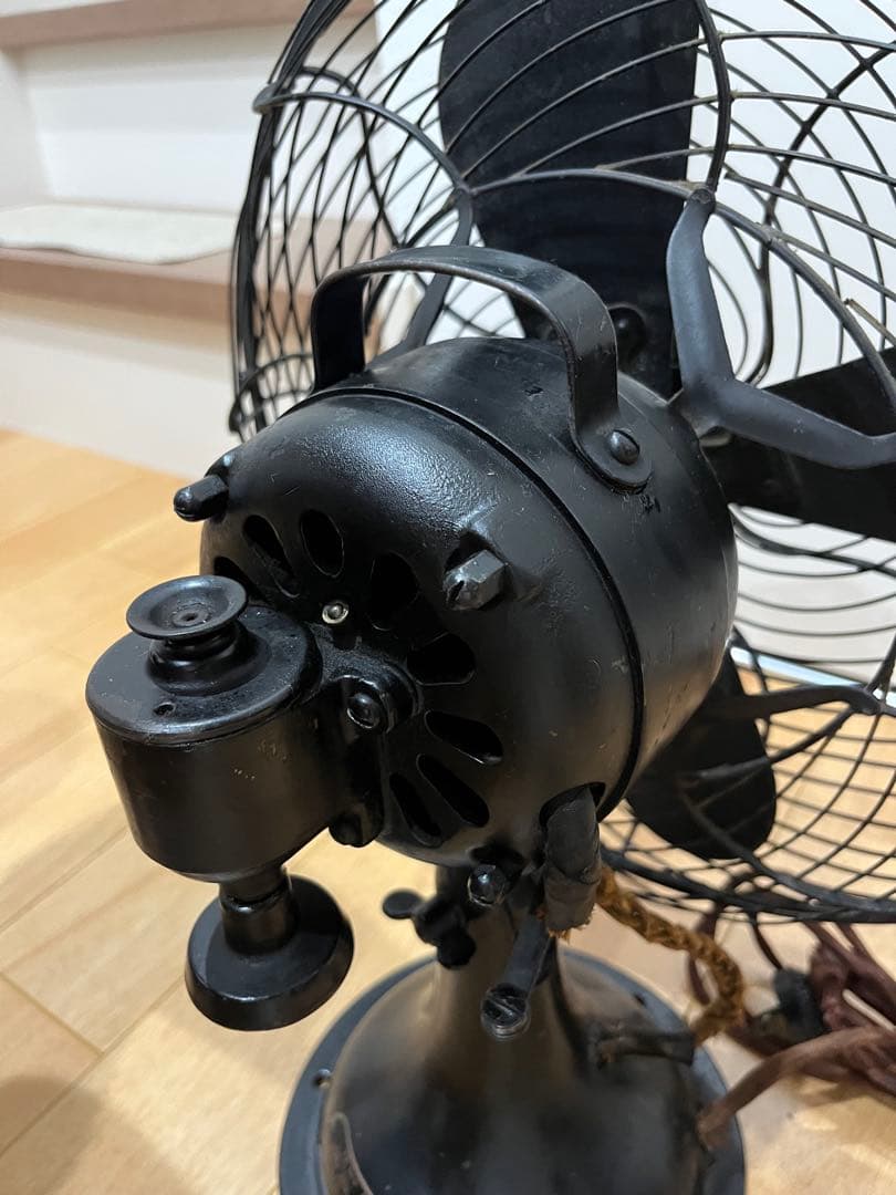 昭和レトロ 芝浦製作所 扇風機 C-7032 4枚羽　　ジャンク品