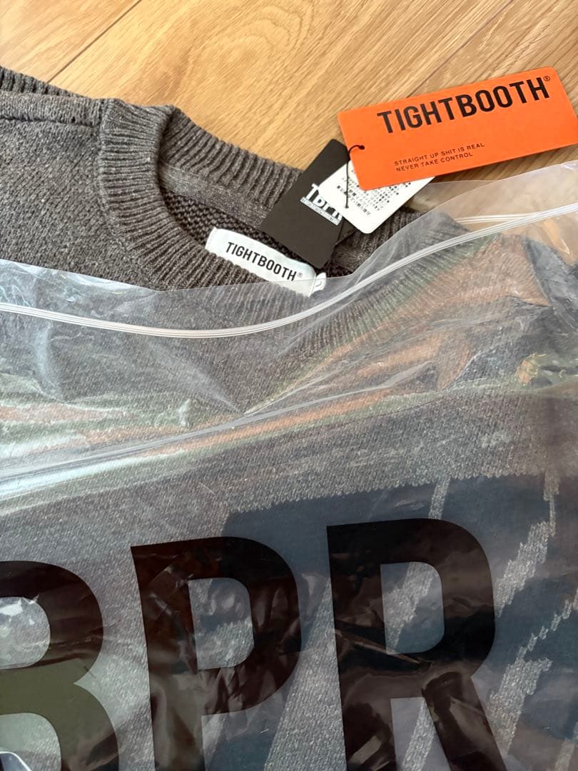 tightbooth ACID LOGO KNIT SWEATER 新品Lサイズ