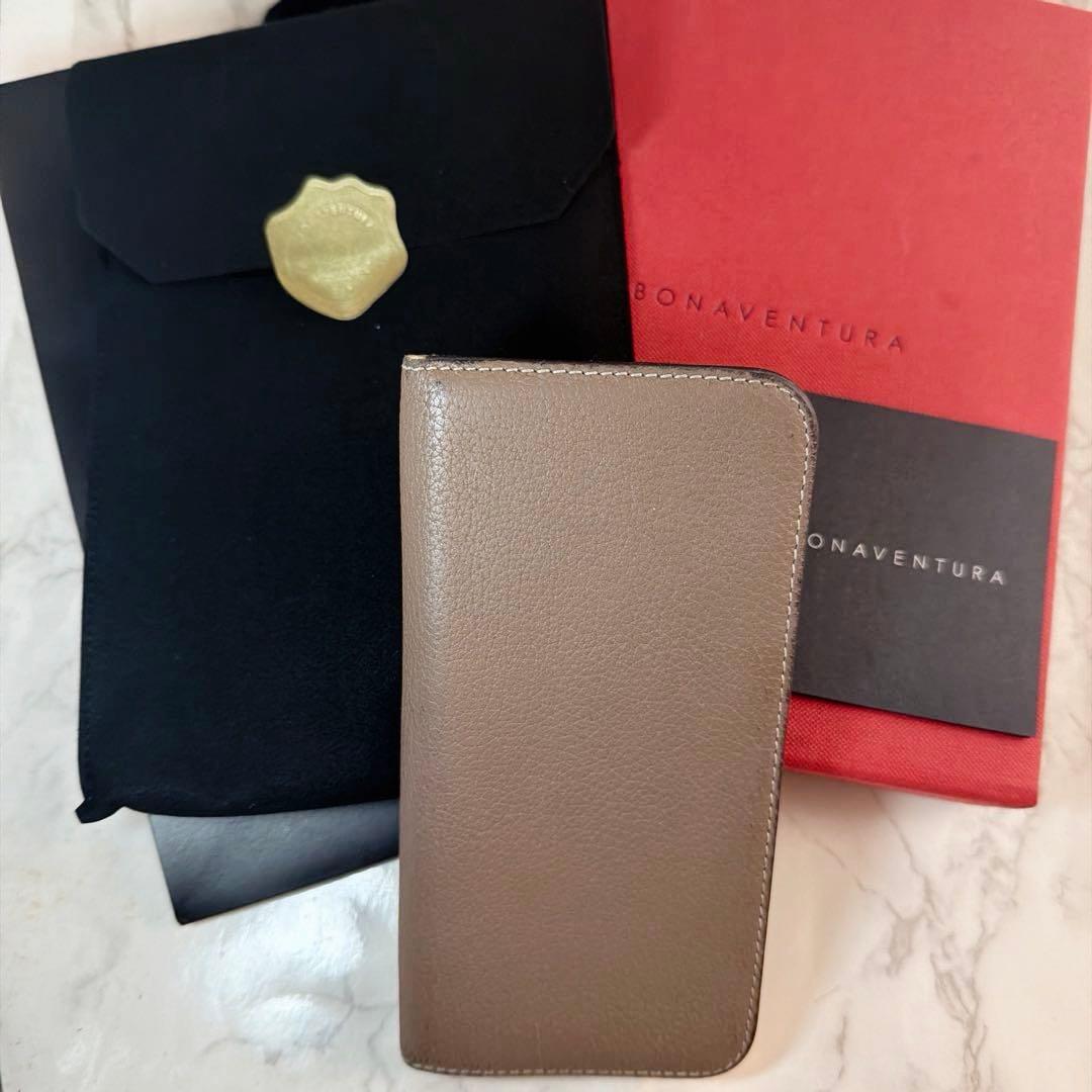 ⑧ボナベンチュラ　iPhone13Pro ケース　エトープ×イエロー