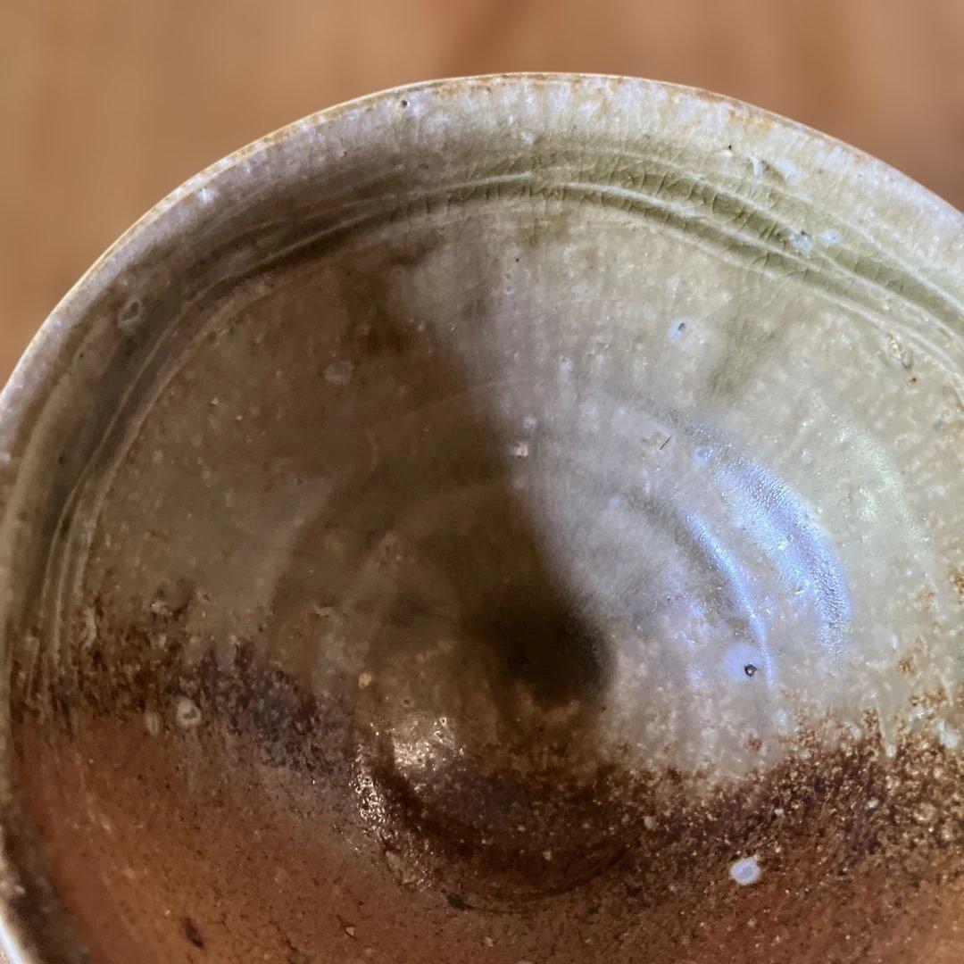 伊賀焼　谷本洋　抹茶　茶碗　仕覆　仕服　定家緞子　yoh tanimoto