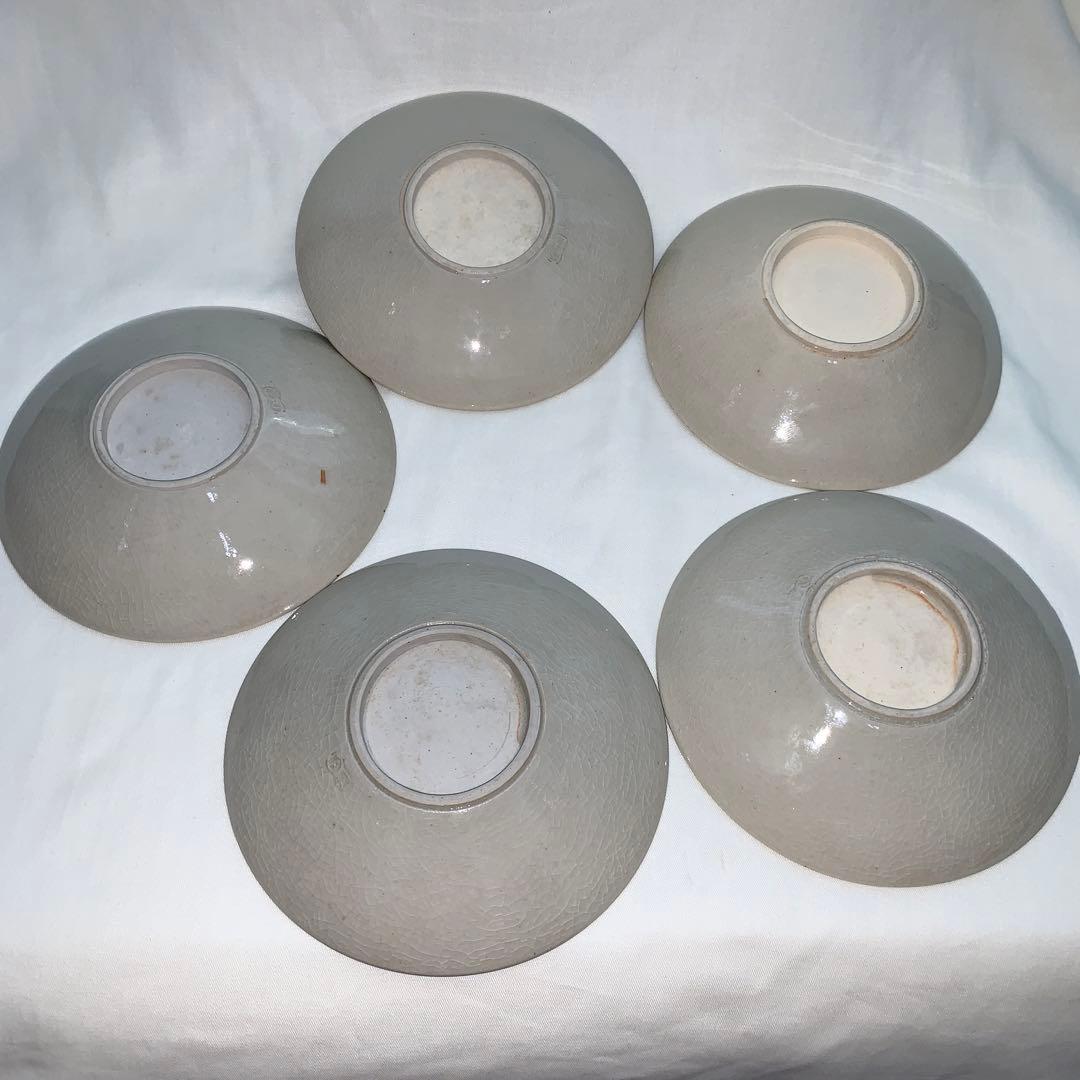 仁清意　絵変わり　お皿　5枚組　菊渓