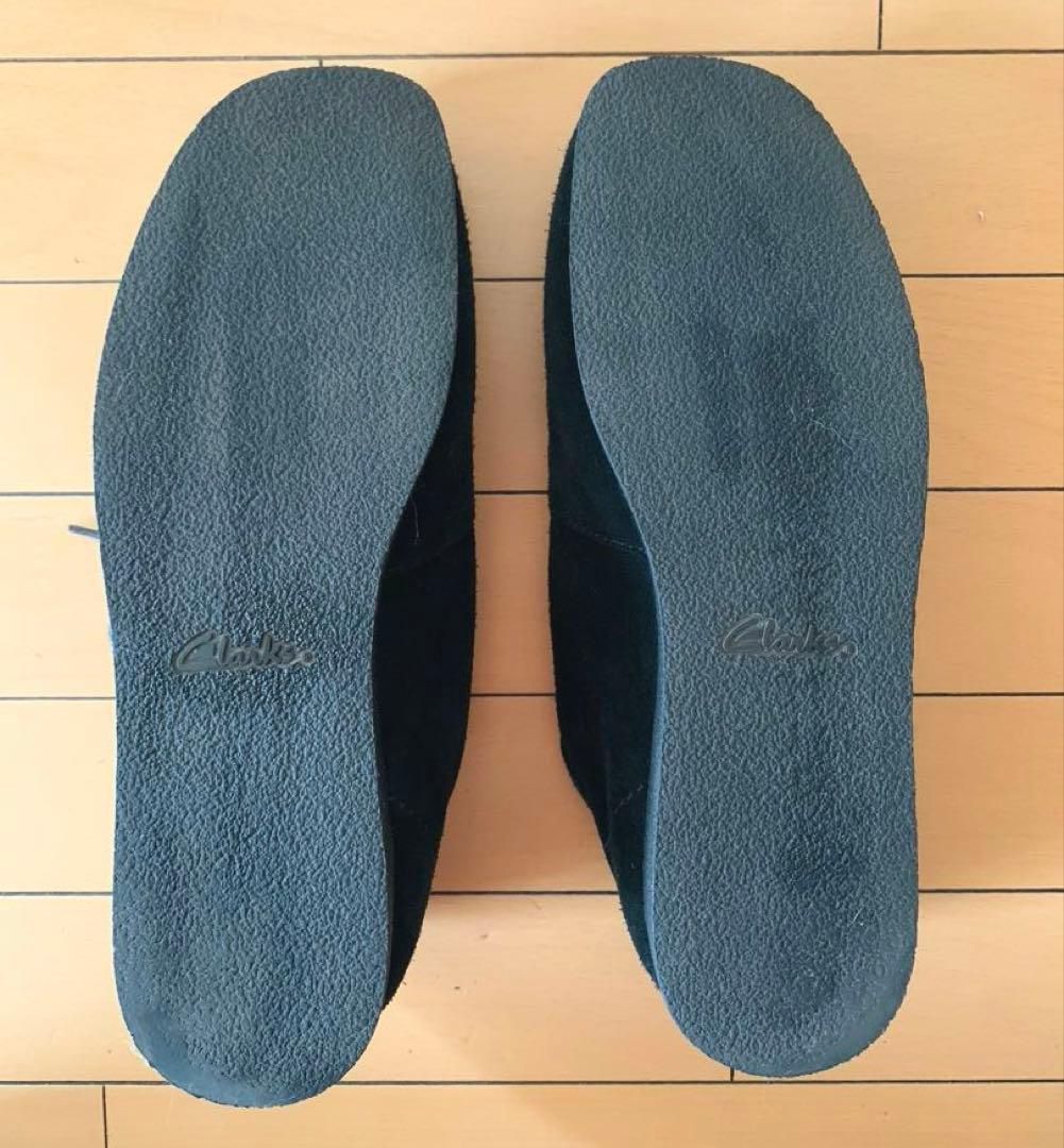 美品　Clarks WALLABEE 2 WP ブラック　スエード