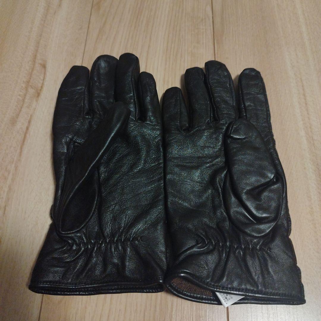 ポール・スミス　ダークグレーウール手袋 25cm