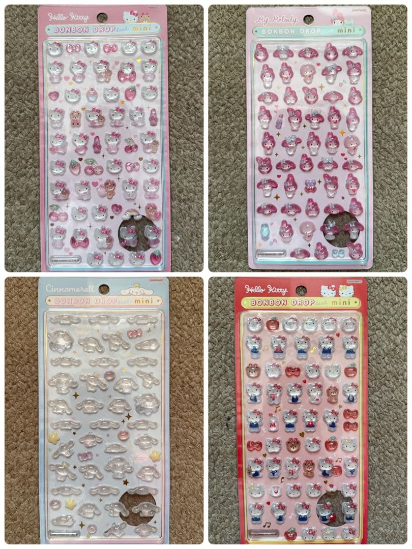 サンリオ　ちいかわなどシールいろいろセット
