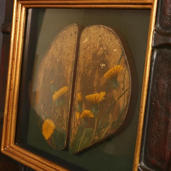 【伴清一郎】テンペラ油彩　原画「春のいろ　四月」　【絵画・原画・自筆サイン】