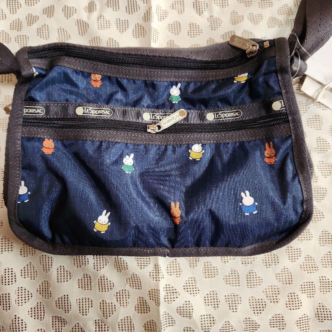 【新品未使用】LeSportsac ネイビー ショルダーバッグ ミッフィーコラボ