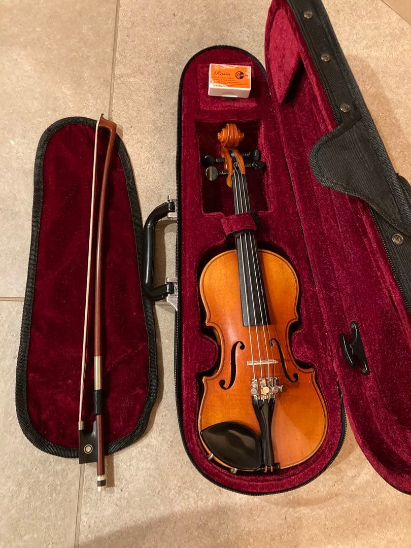 鈴木バイオリン 分数 1/16 No220 1984年 弓 ケース