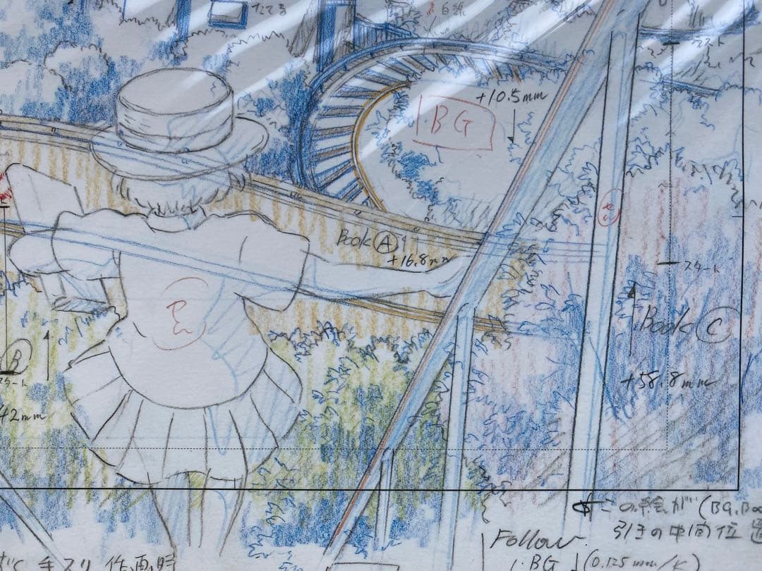 【激レア】美品★ 耳をすませば　レイアウト展　実寸レプリカ　宮崎駿　ジブリ