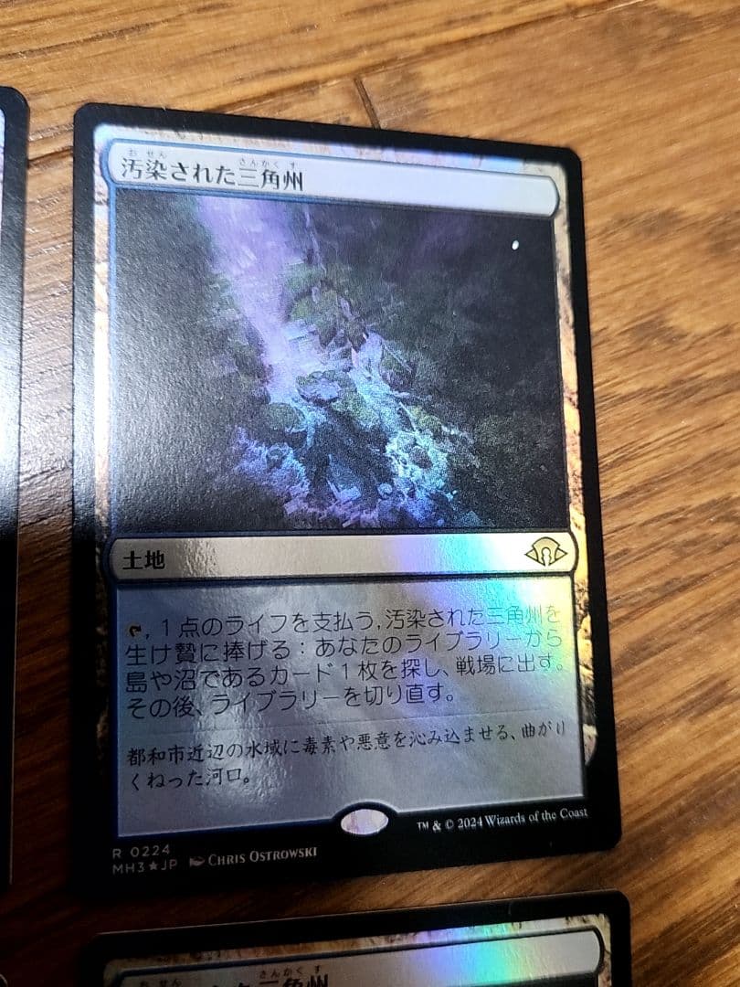 汚染された三角州 日本語 Foil MH3 4枚 Polluted Delta