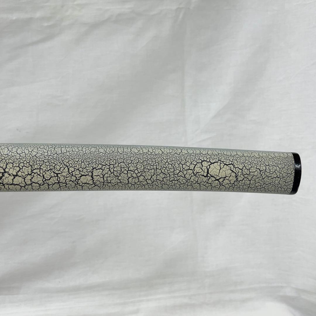 【模造刀】太刀 鉄鍔 鷹 松 縁起 図 全長99.0センチ 日本刀 刀剣 黒鞘