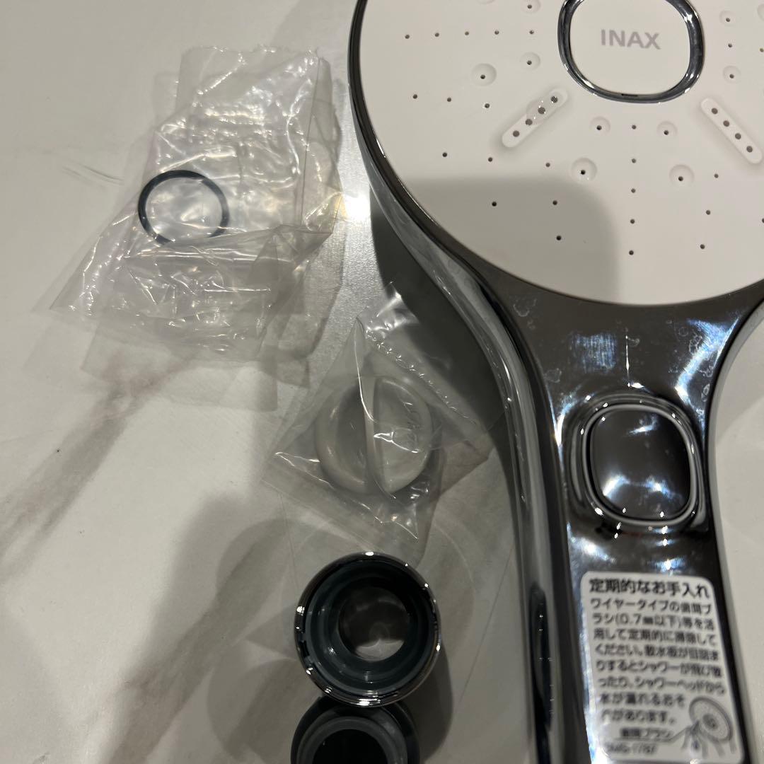 リクシル(INAX )エコアクアスイッチシャワー　　　　メッキ仕様　ヘッドのみ