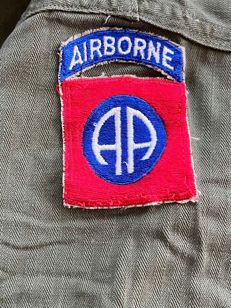 50's U.S.ARMY 82空挺師団エアボーン部隊ジャケット オリーブドラブ