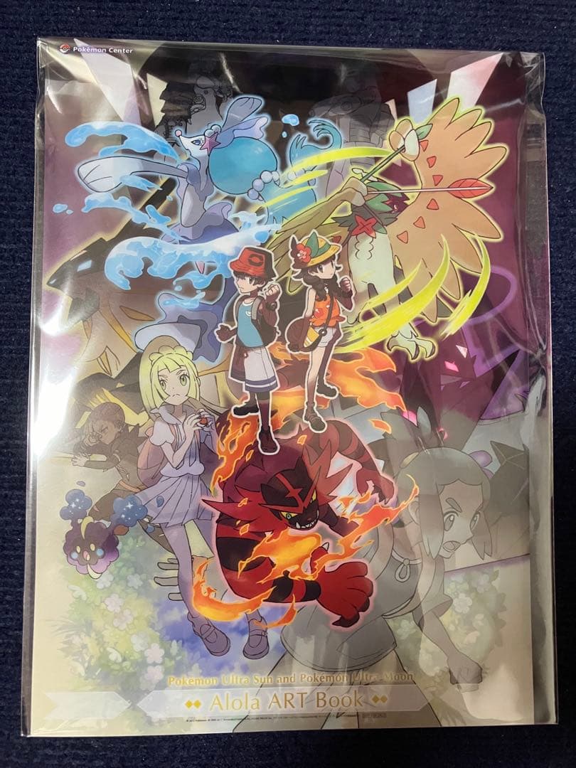 【非売品】ポケットモンスター ポケモン リーリエ アローラ御三家 クリアポスター