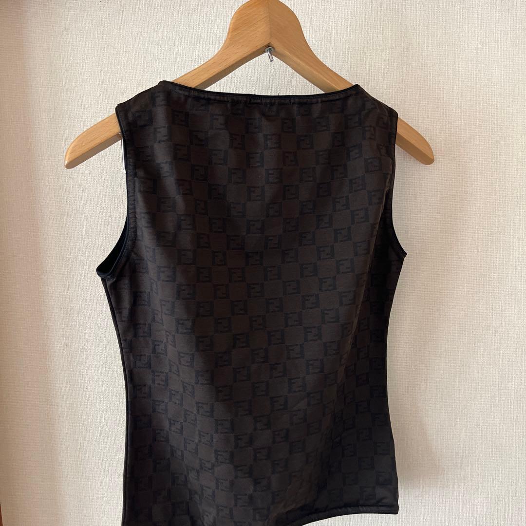【FENDI】タンクトップ ズッカ柄 ヴィンテージ 美品