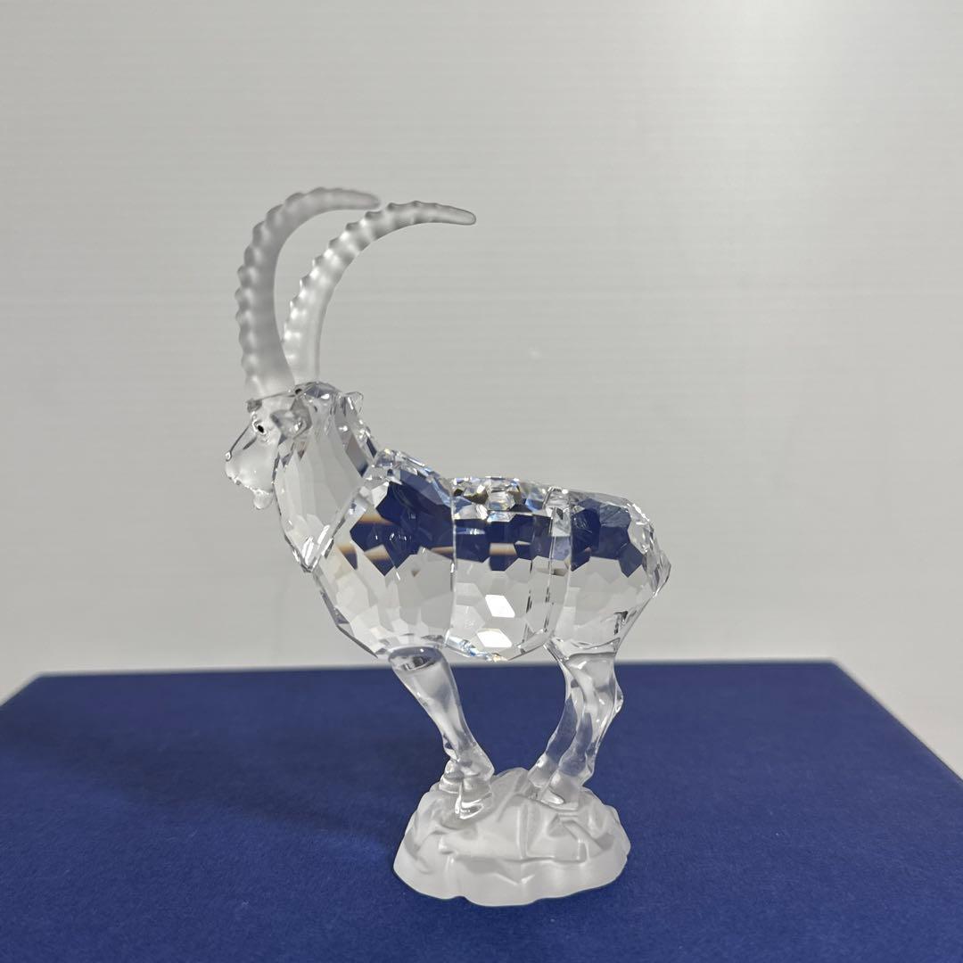 廃盤品！スワロフスキー フィギュリン 山やぎ ヤギ 動物 置物